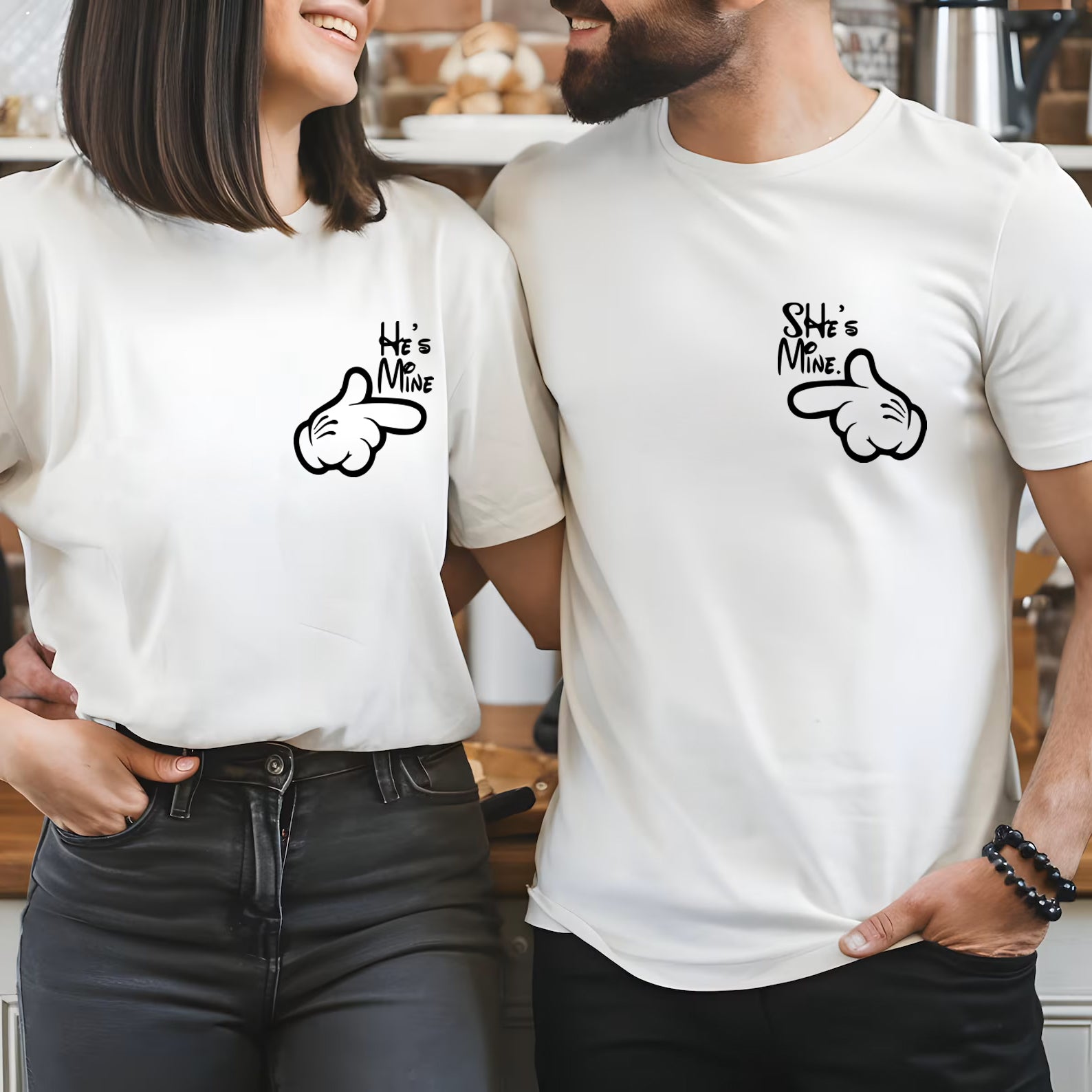 SHE IS MINE/HE IS MINE AMAZING COUPLE TEE SKU-CP3