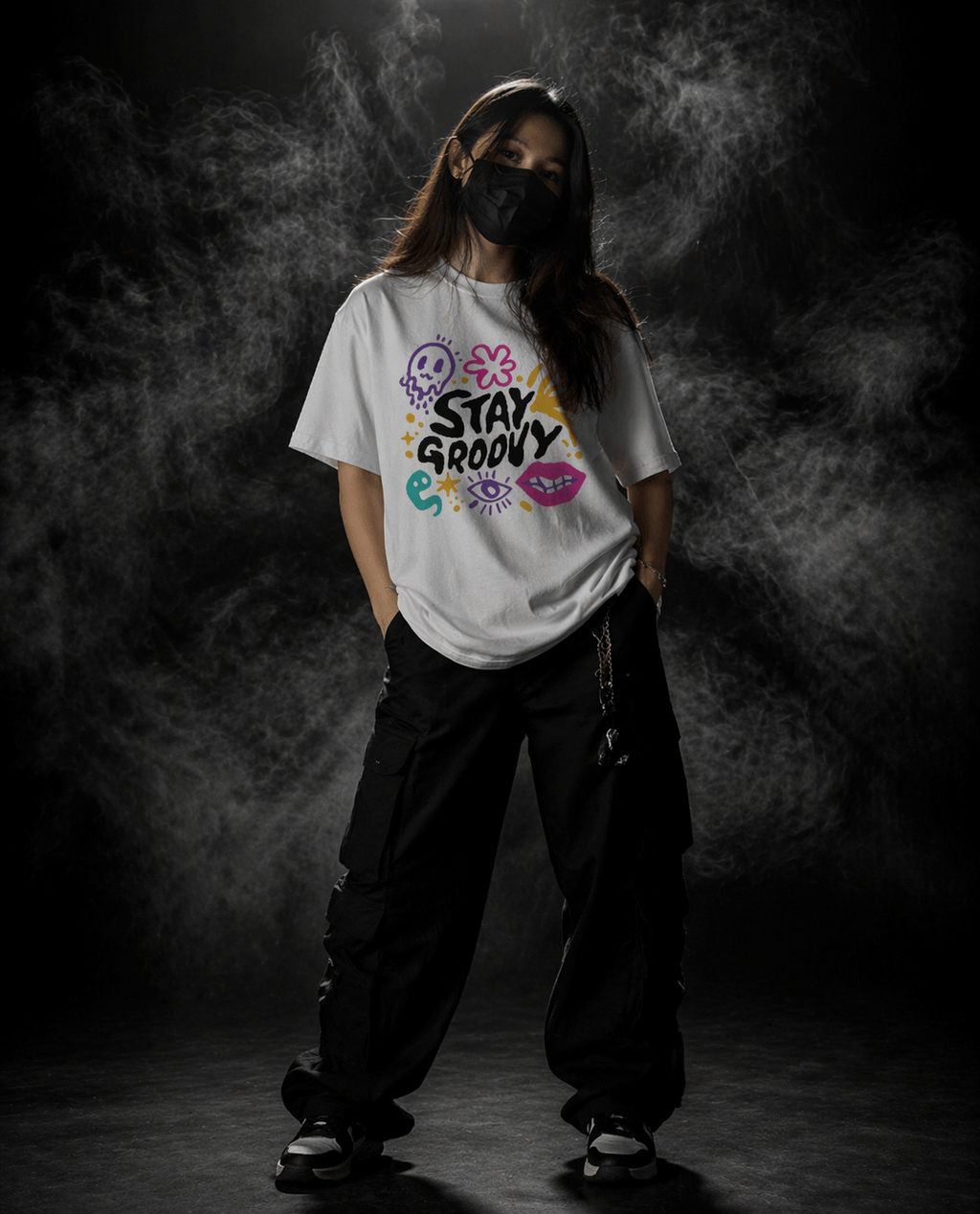 Stay Groovy Tee SKU-G102