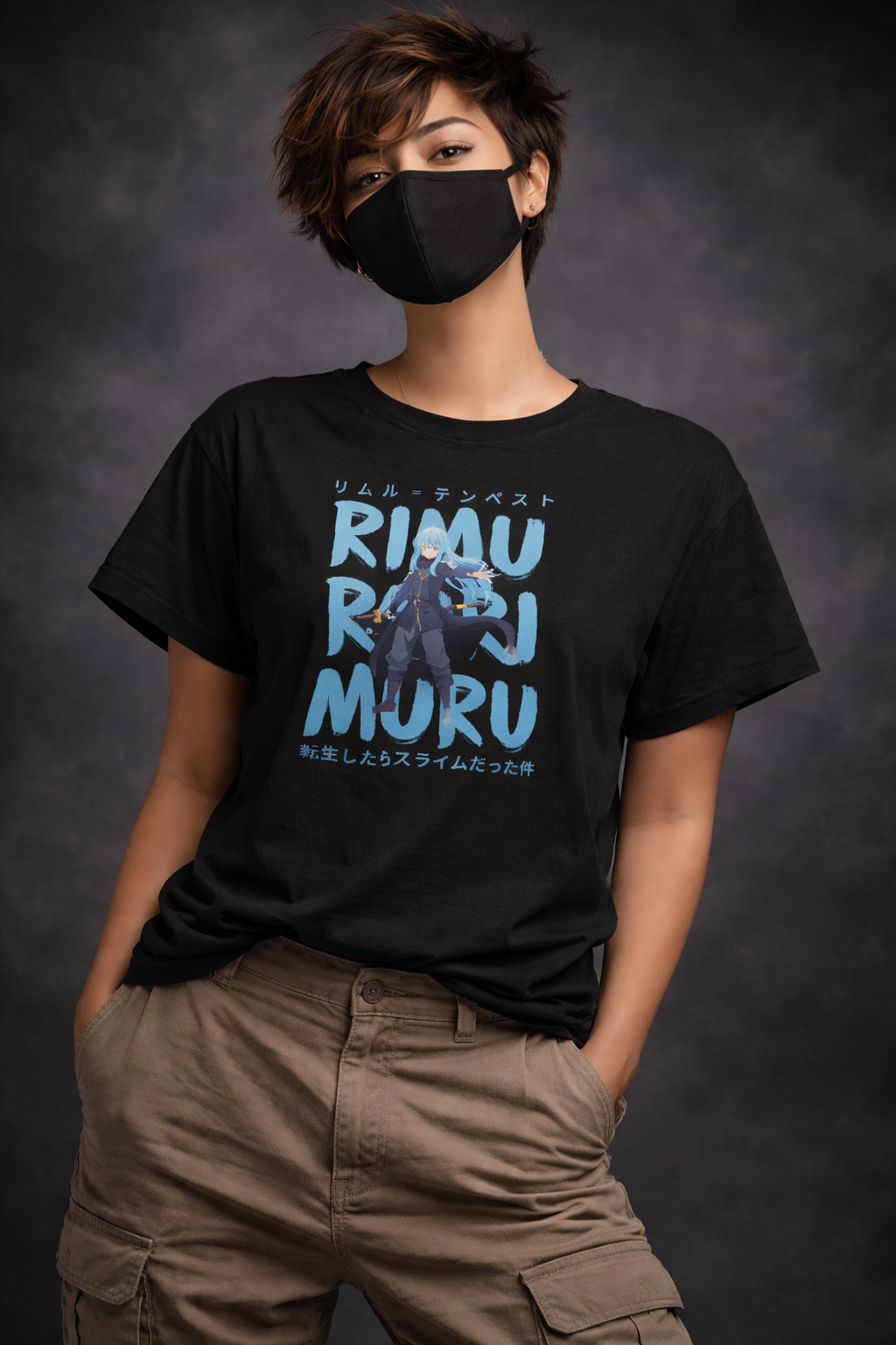 RIMU RARI MURU ANIME PRINTED Tee SKU-G110