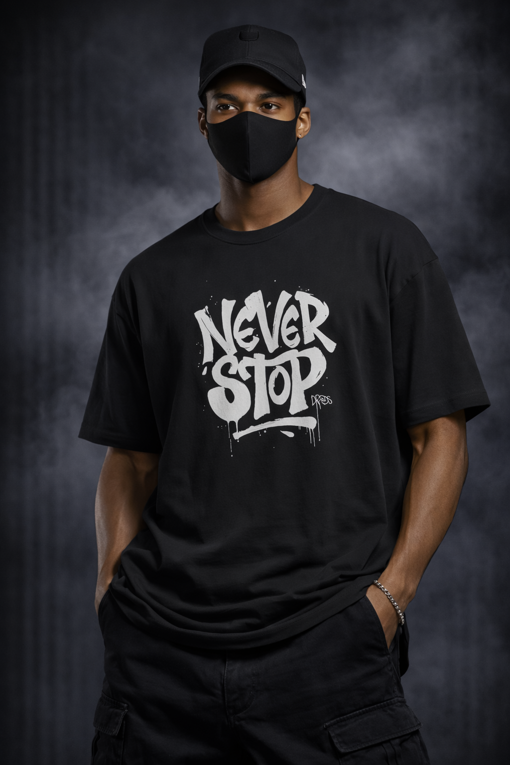 NEVER STOP Tee SKU-M17
