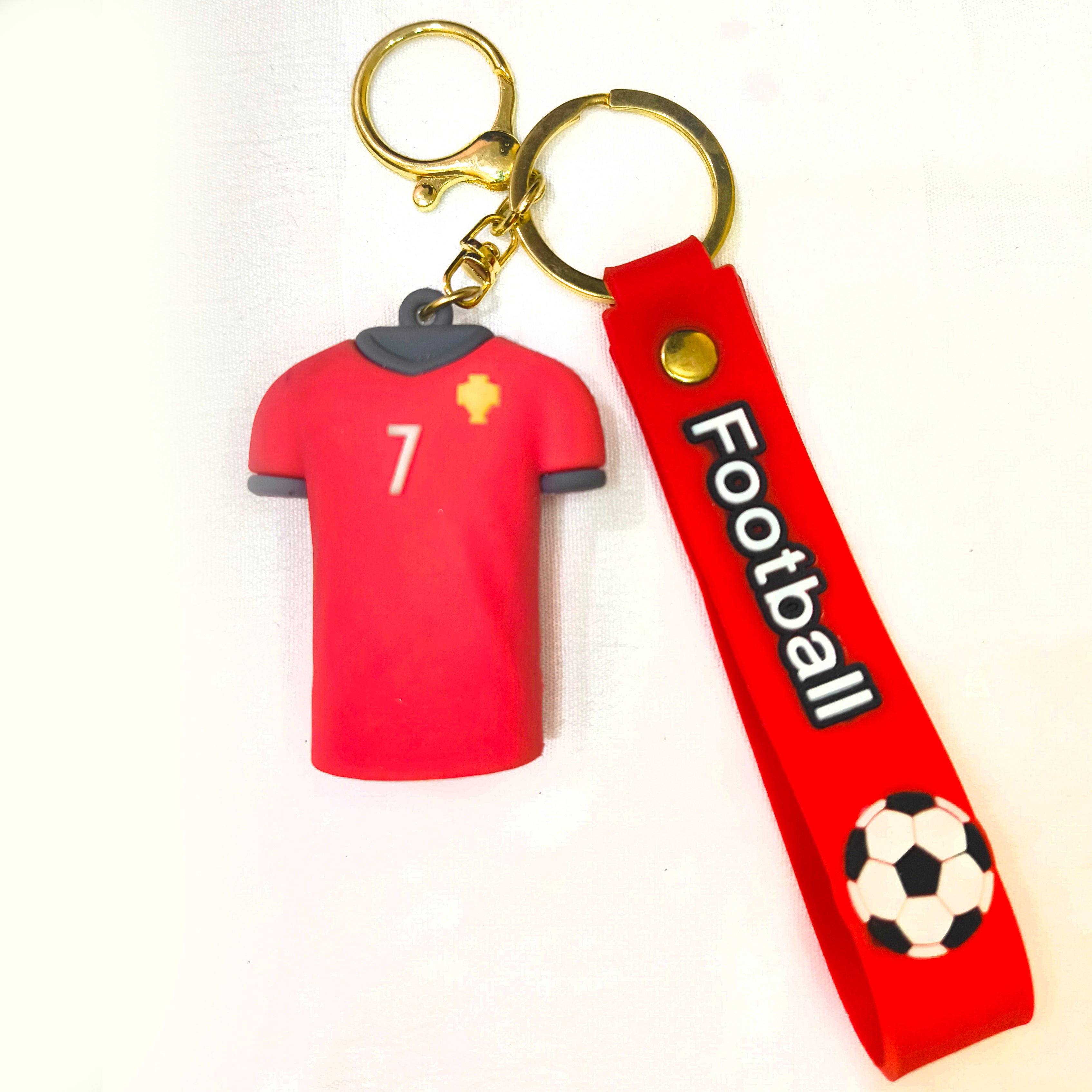 FOOTBALL JERRSI  KEYCHAIN SKU-1007
