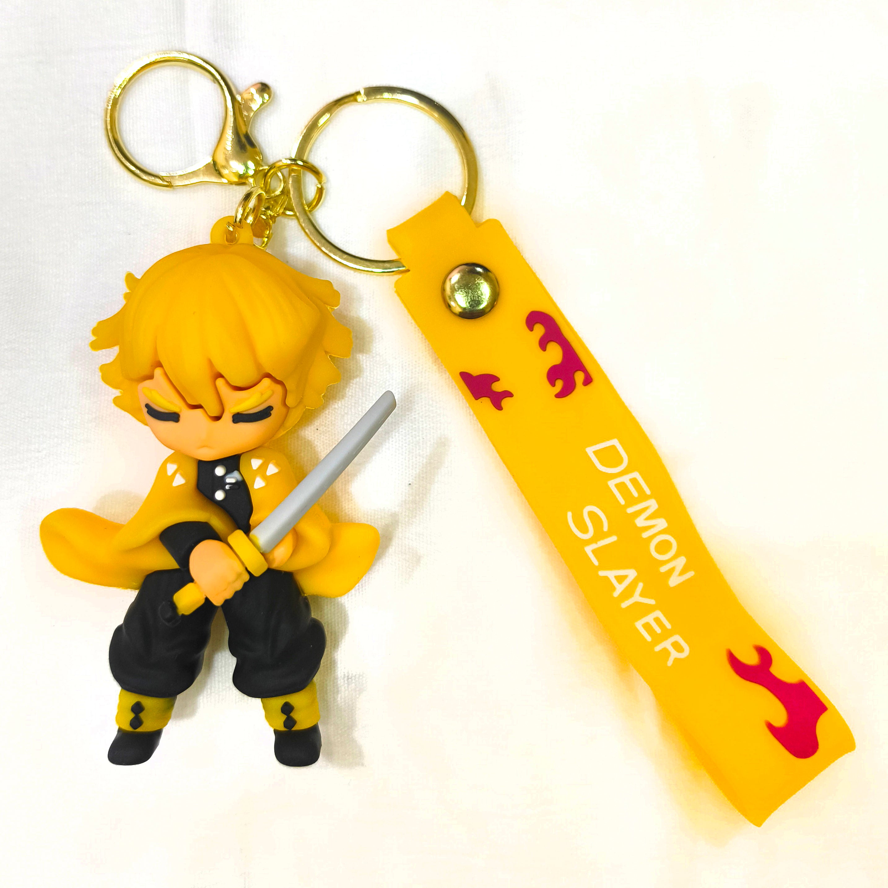 DEMON SLAYER YELLOW KEY CHAINS SKU-1025