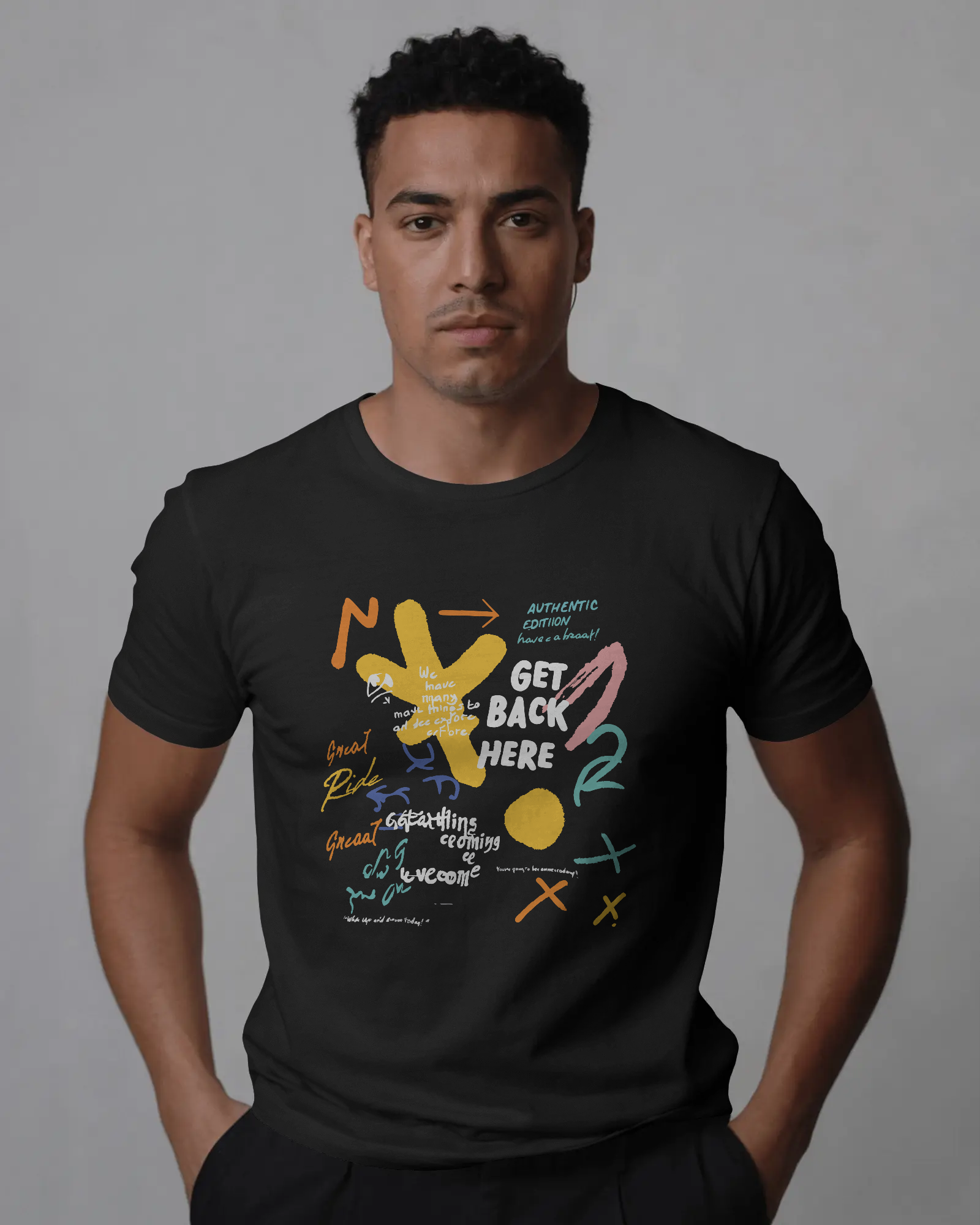GET BACK HERE Tee SKU-M10