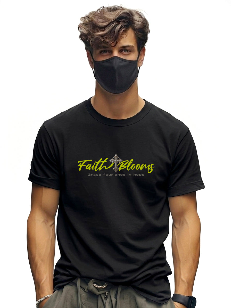 FAITH BLOOMS Tee SKU-M15