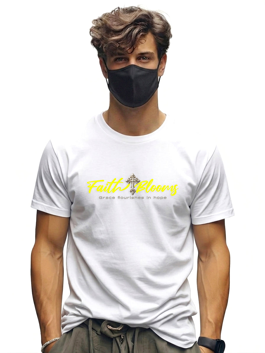 FAITH BLOOMS Tee SKU-M15