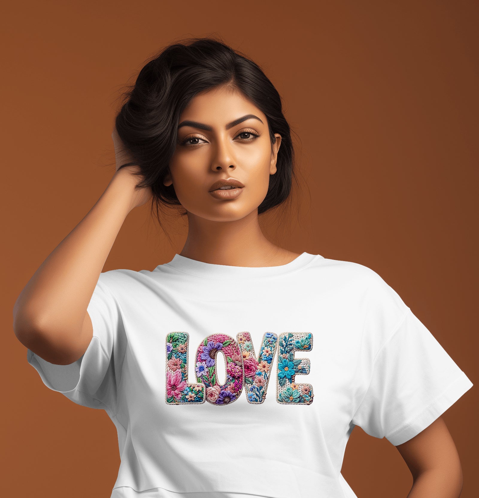 LOVE PRINTED Tee FRONT ONLY SKU-G116