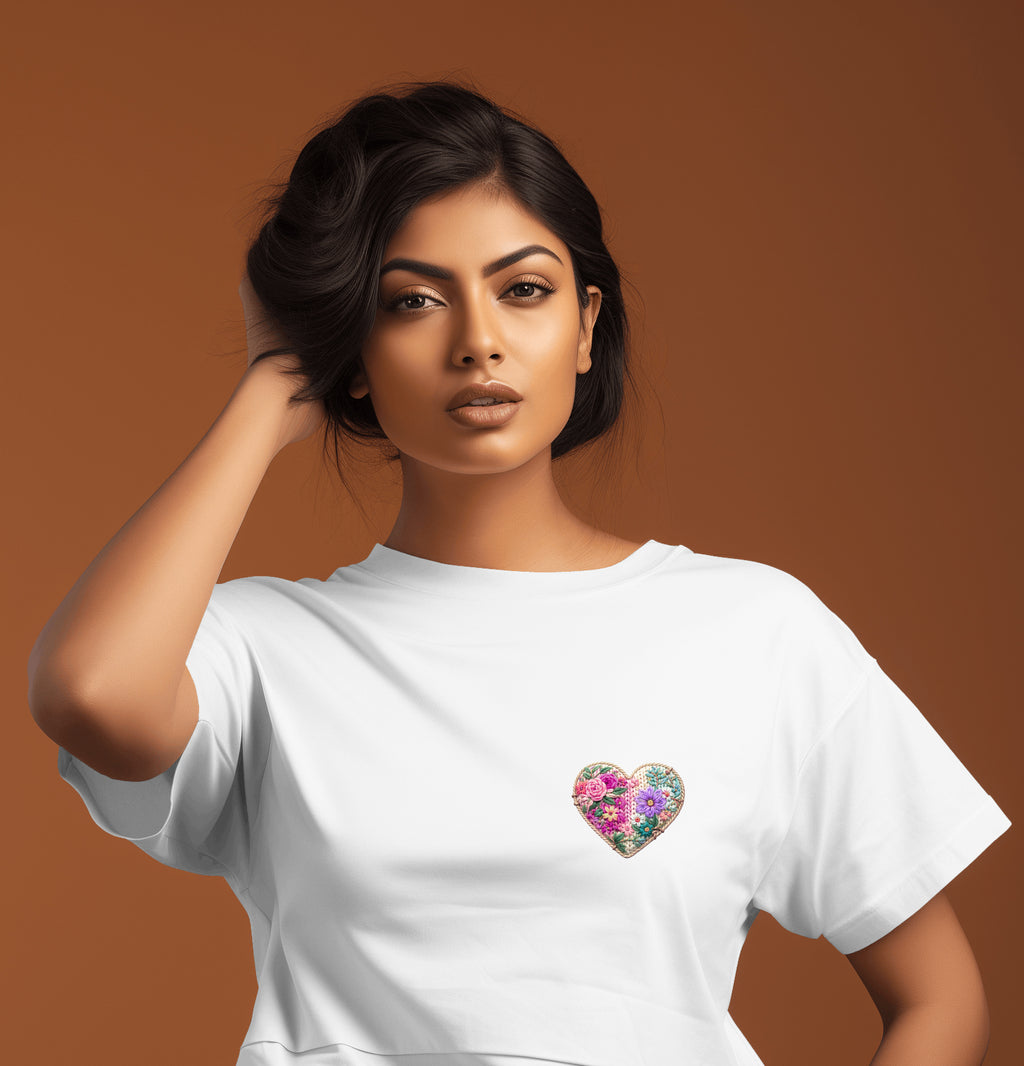 LOVE Tee WITH F/B SIDE PRINTED SKU-G114